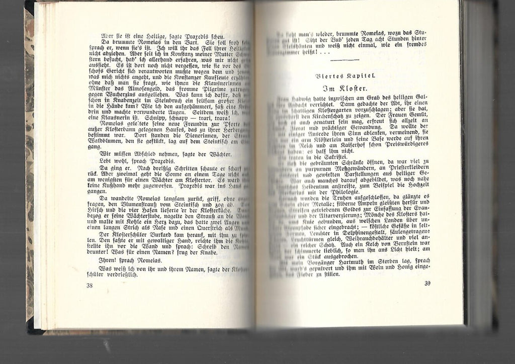 Historischer Roman Josef Victor von Scheffel Ekkehard - Verlag Martin Maschler - Berlin