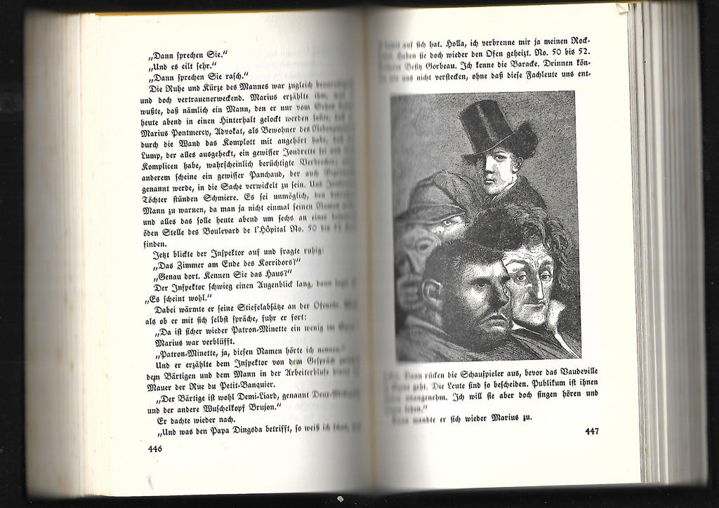 Historischer Roman Victor Hugo Die Elenden Karl Voegels Verlag GmbH Berlin  ca. 1930
