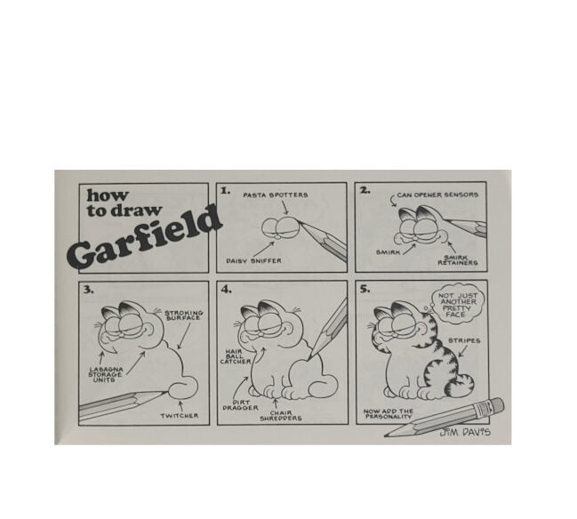 Englisch Jim Davies Garfield bigger than life - his third book - Ballantine Books 1981