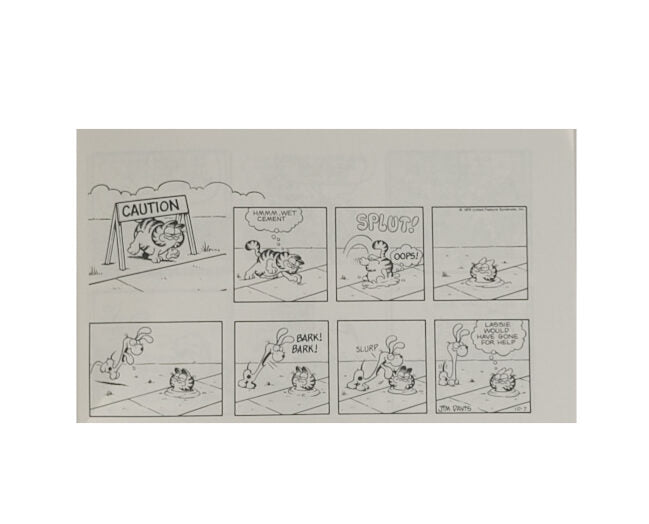 Englisch Jim Davies Garfield bigger than life - his third book - Ballantine Books 1981