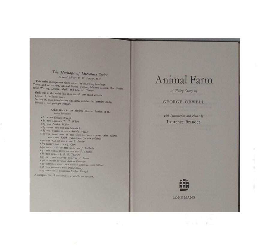 Englisch George Orwell Animal Farm Longmans 1969