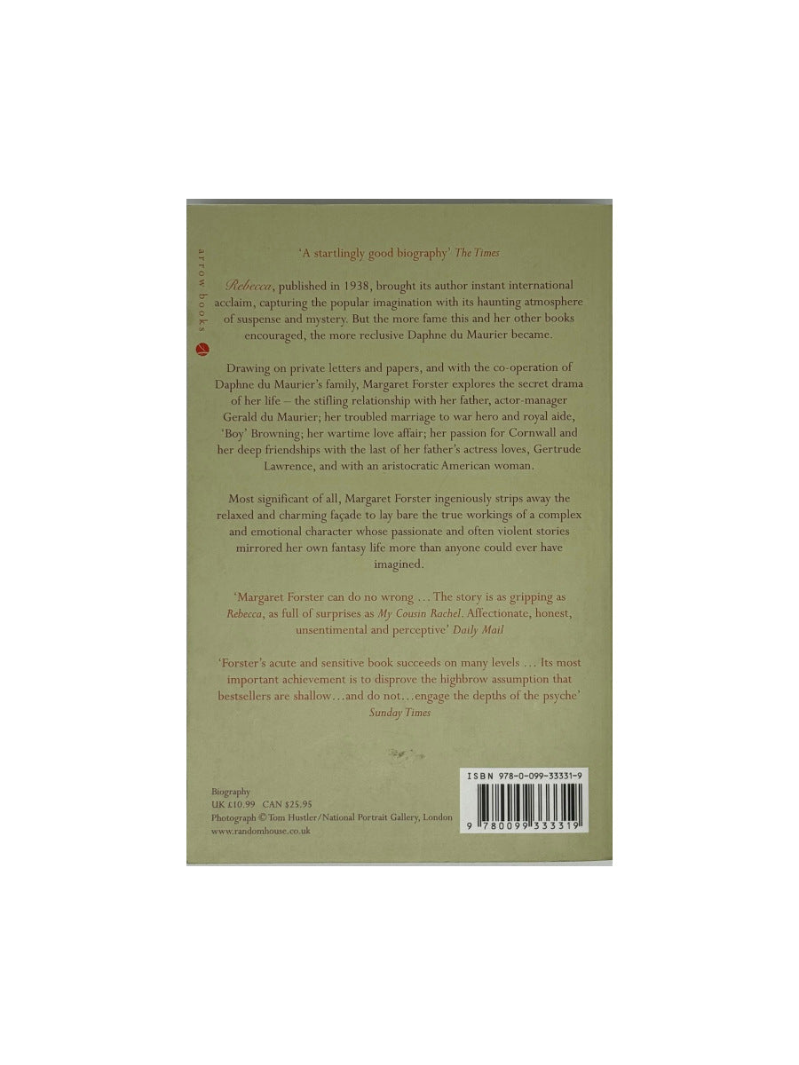 Englisch Margaret Forster  - Biographie Daphne du Maurier -Arrow Books 2007
