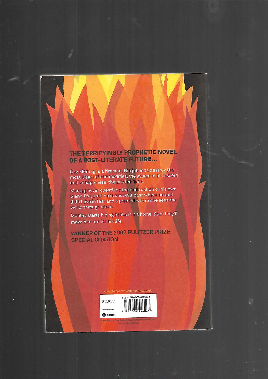 Fahrenheit 451 Ray Bradbury HarperCollins UK Taschenbuch Englisch gebraucht guter Zustand