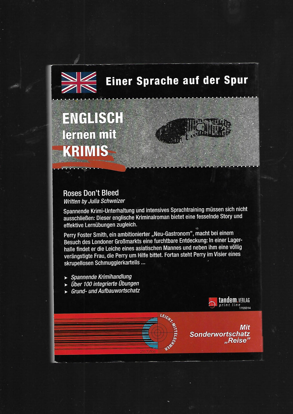 Roses Don’t Bleed Tandem Verlag Englisch lernen mit Krimis Taschenbuch gebraucht guter Zustand