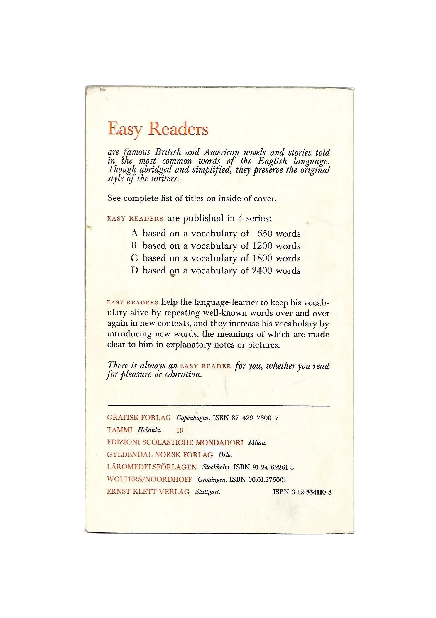 The Speckled Band Sir Arthur Conan Doyle Klett Verlag 1972 Taschenbuch Englisch gebraucht akzeptabler Zustand