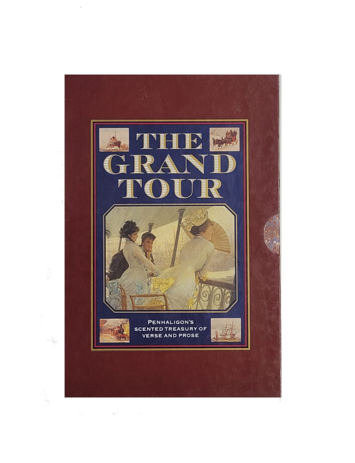 „Buch The Grand Tour – Penhaligon’s duftender Schatz aus Versen und Prosa, Pavillon Books 1991, englische Hardcover‑Ausgabe.“