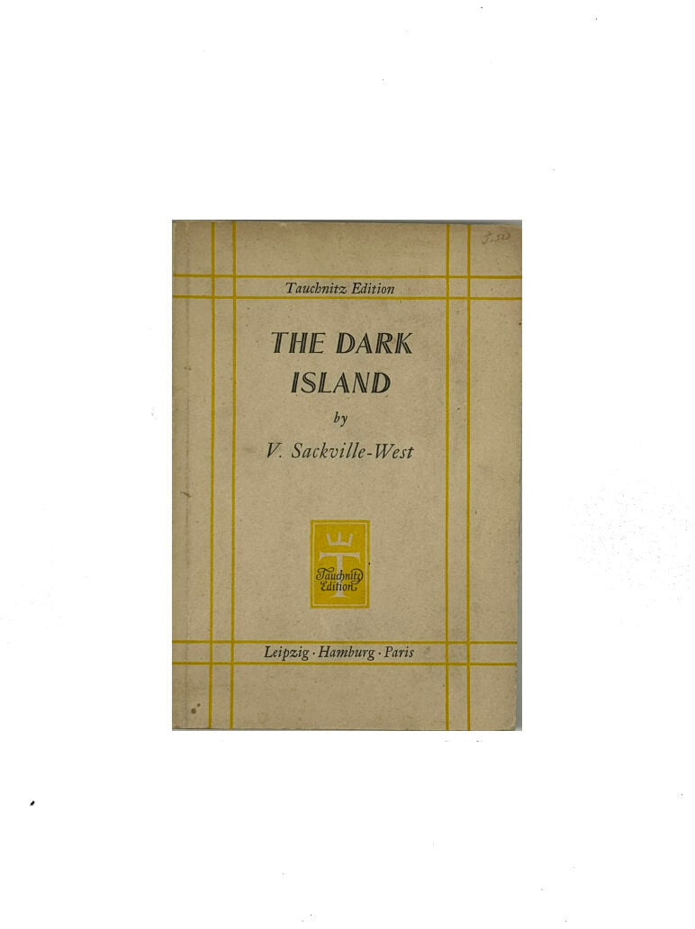 V. Sackville‑West The Dark Island Tauchnitz Edition 1935 Taschenbuch 269 Seiten gebraucht - leichte Gebrauchsspuren