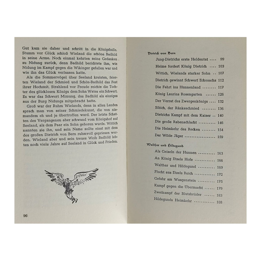 Erzählungen GJB Thomas Trent (Bearb.)- Deutsche Heldensagen - Göttinger Jugendbücher 1961
