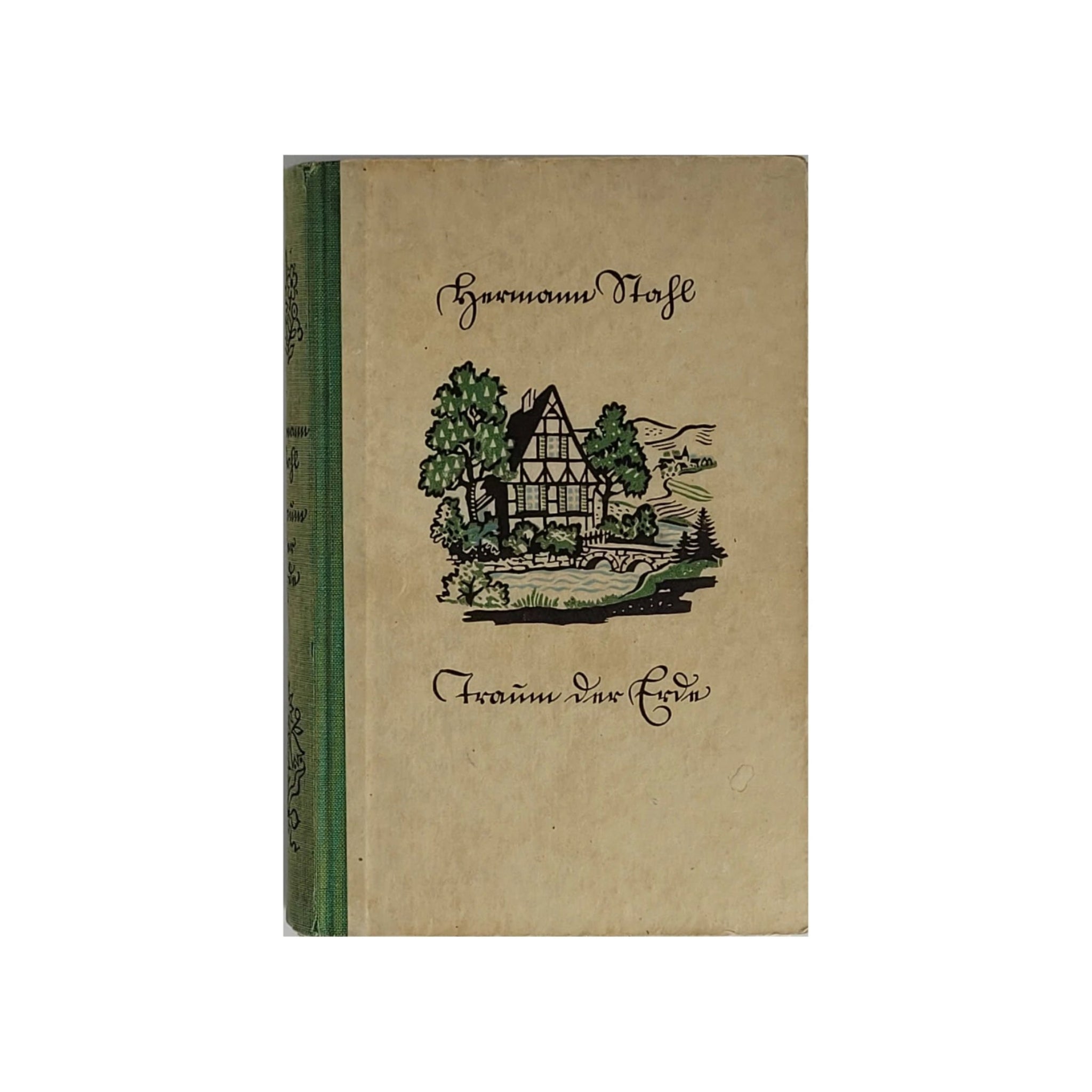 „Gebundenes Buch Traum der Erde von Hermann Stahl, Hanseatische Verlagsanstalt 1936 – Erzählungen in Frakturschrift, zeittypischer Einband mit Patina.“