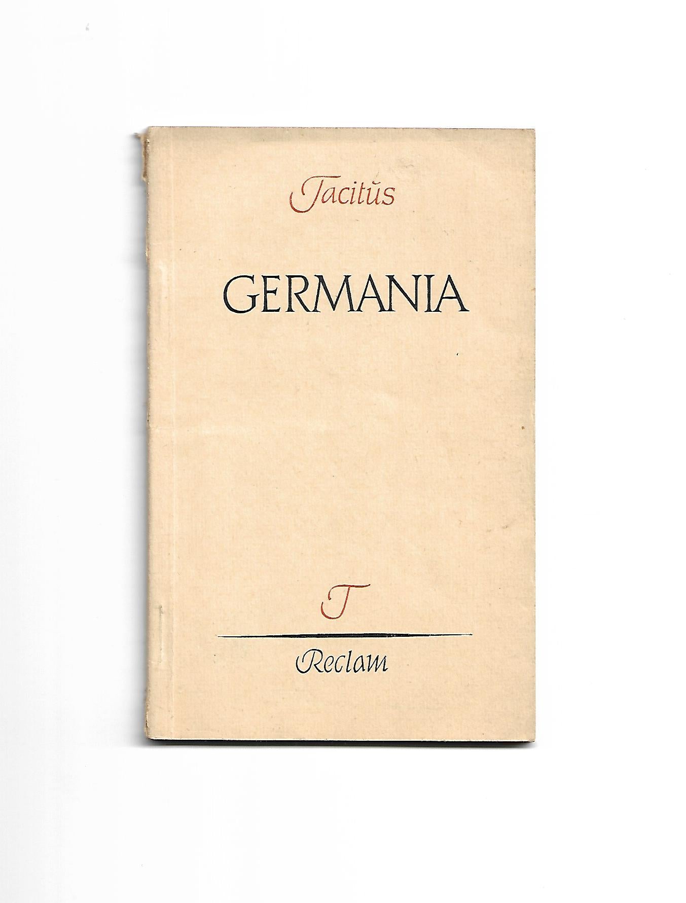„Reclam‑Heft Nr. 726: Tacitus – Germania, Ausgabe 1952 – klassisches gelbes Reclam‑Heft im Kleinformat.“