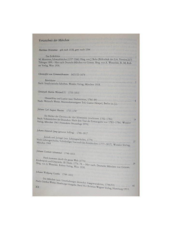 Fantasy Helmut Brackert Das Grosse Deutsche Märchenbuch - Athenäum 1979