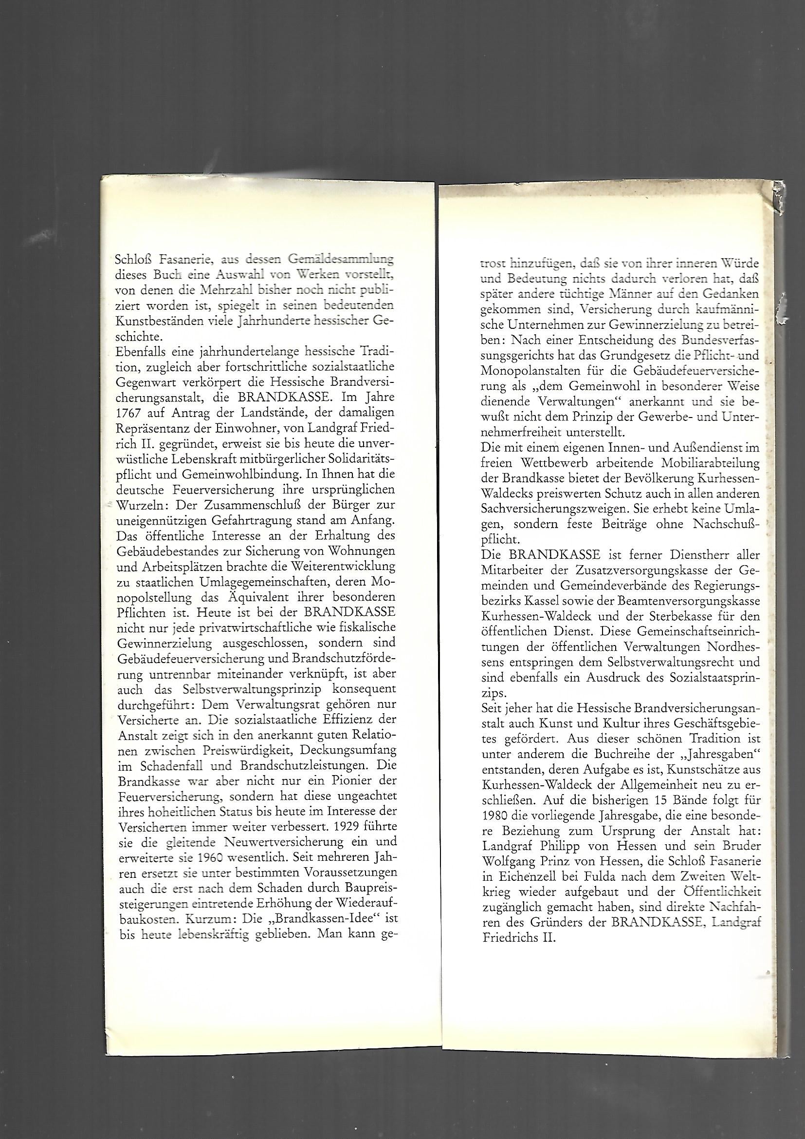 Kunst Erich Herzog Meisterwerke in Schloß Fasanerie bei Fulda Verlag Gutenberg 1979/1980