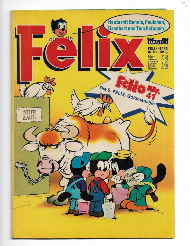 Comic Felix Nr. 715 Bastei Verlag