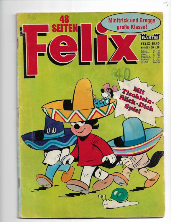 Comic Felix Nr. 817 Bastei Verlag