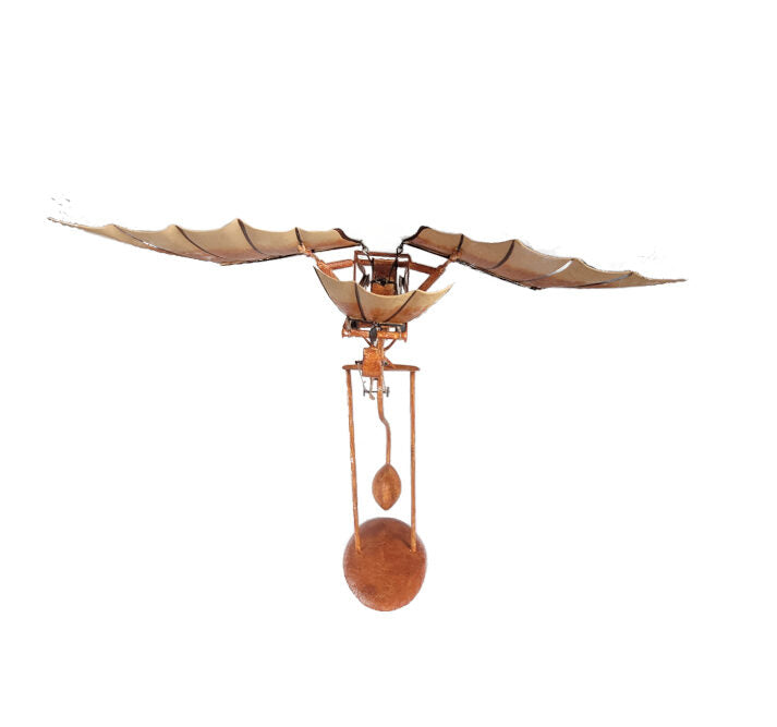Figur - Pendelfigur aus Blech - Fluggleiter Da Vinci