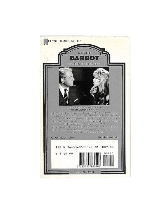 ilm-Bibliothek Bernard D'Eckardt Brigitte Bardot Heyne 1989 guter Zustand, - rueckseite