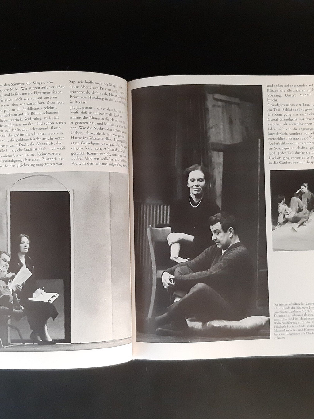 Film-Bibliothek Elisabeth Flickenschildt Theater ist  Leidenschaft - eine Bilddokumentation Hoffmann und Campe 1978
