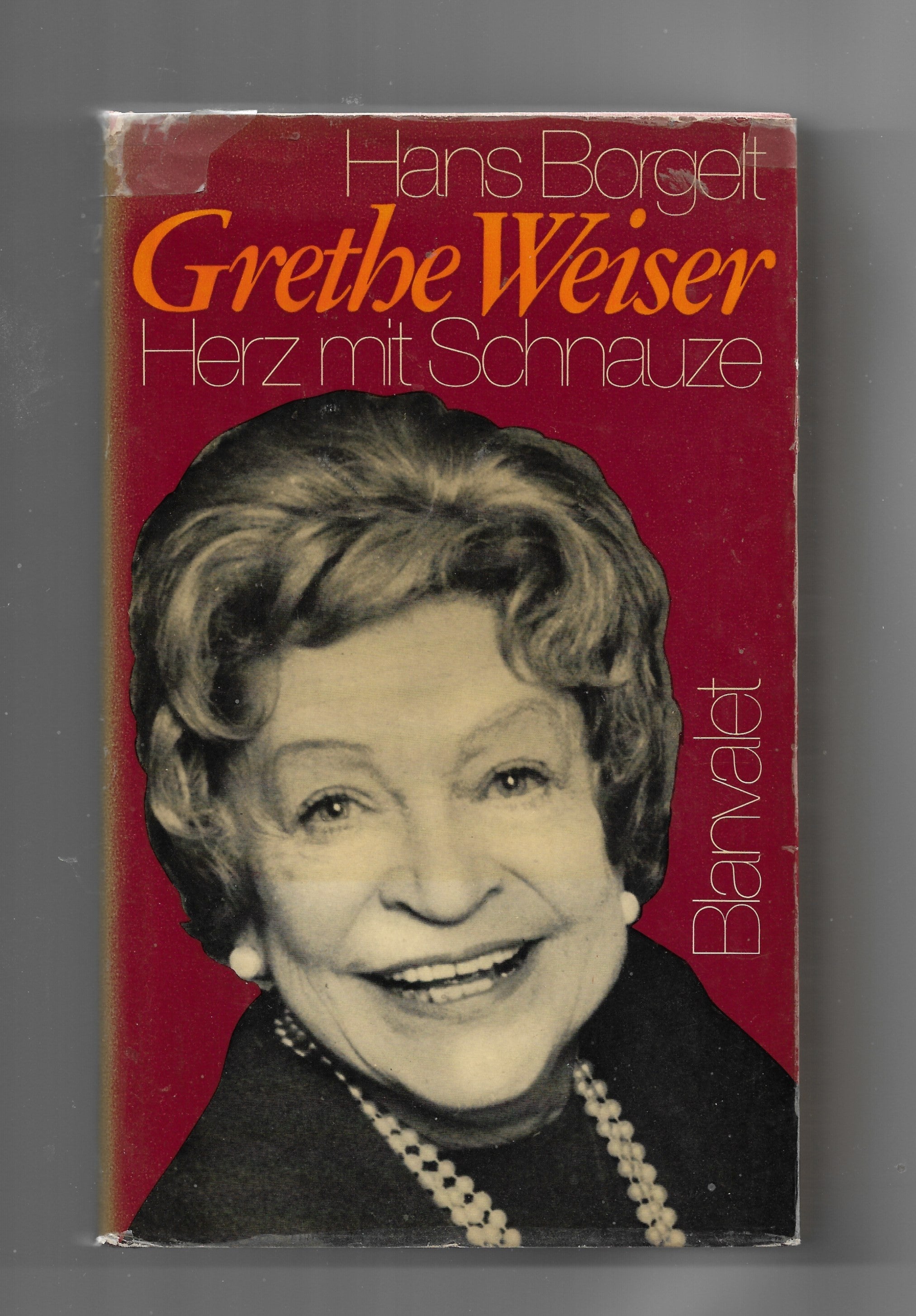 Grethe Weiser Herz mit Schnauze Hans Borgelt Blanvalet 1971 gebunden guter Zustand Schutzumschlag etwas angegriffen