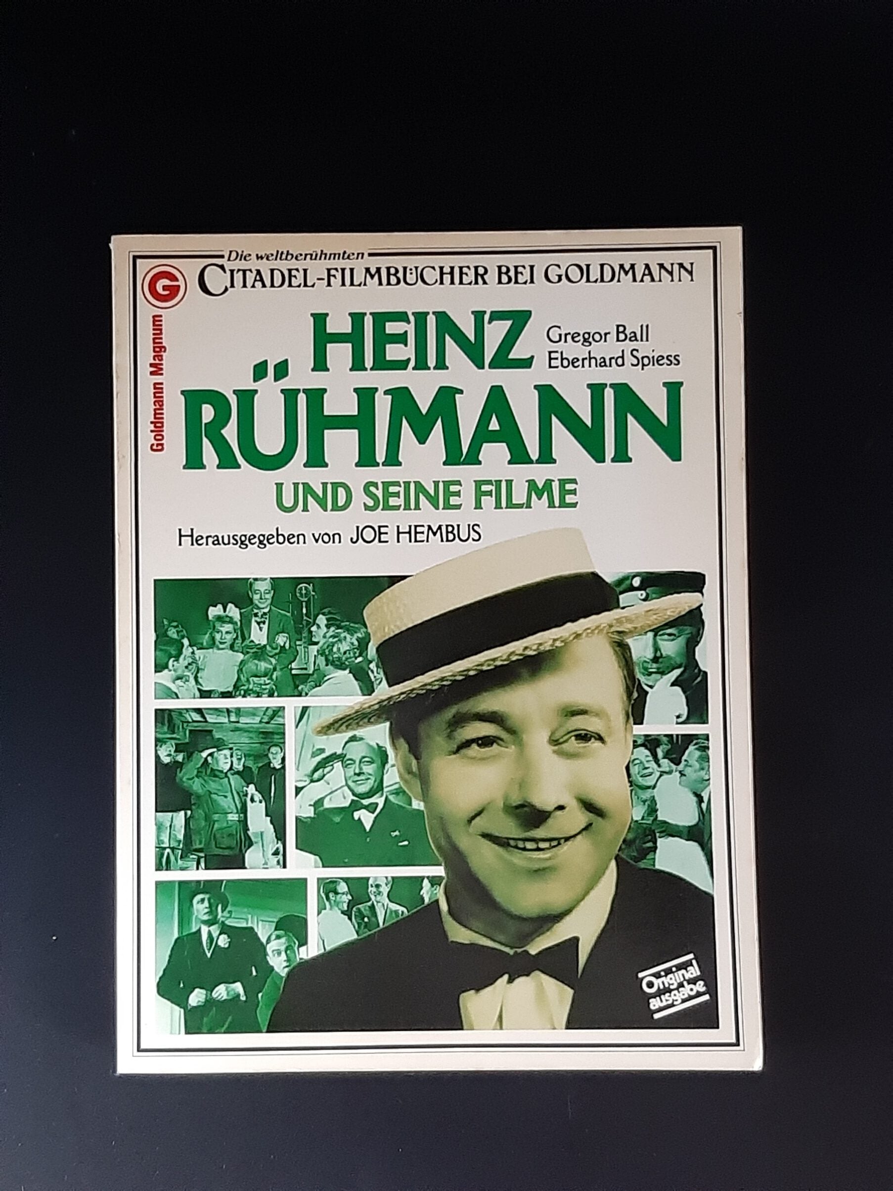 einz Rühmann und seine Filme Goldmann 1982 Taschenbuch 29x21 cm gebraucht guter Zustand