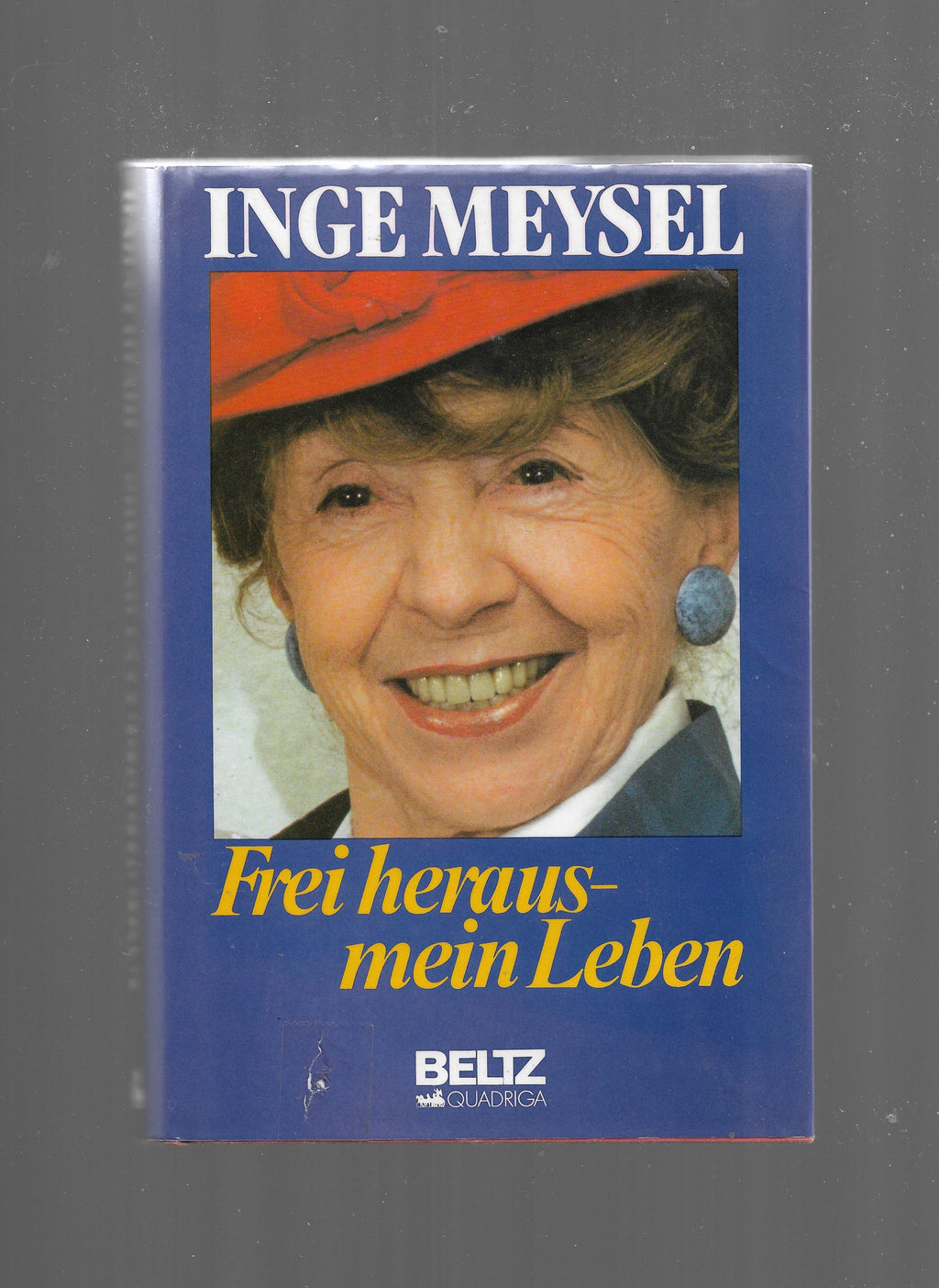 Inge Meysel Frei heraus mein Leben Beltz 1991 gebunden gebraucht guter Zustand
