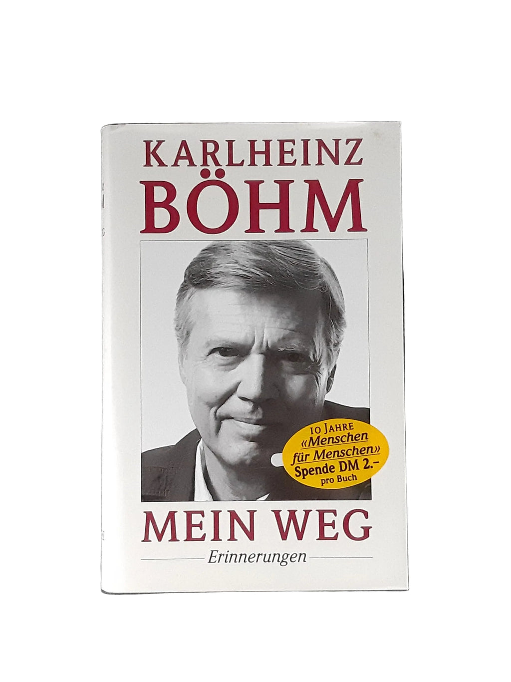 Karlheinz Böhm Mein Weg Scherz Verlag 1991 gebunden gebraucht guter Zustand zahlreiche s/w Abbildungen