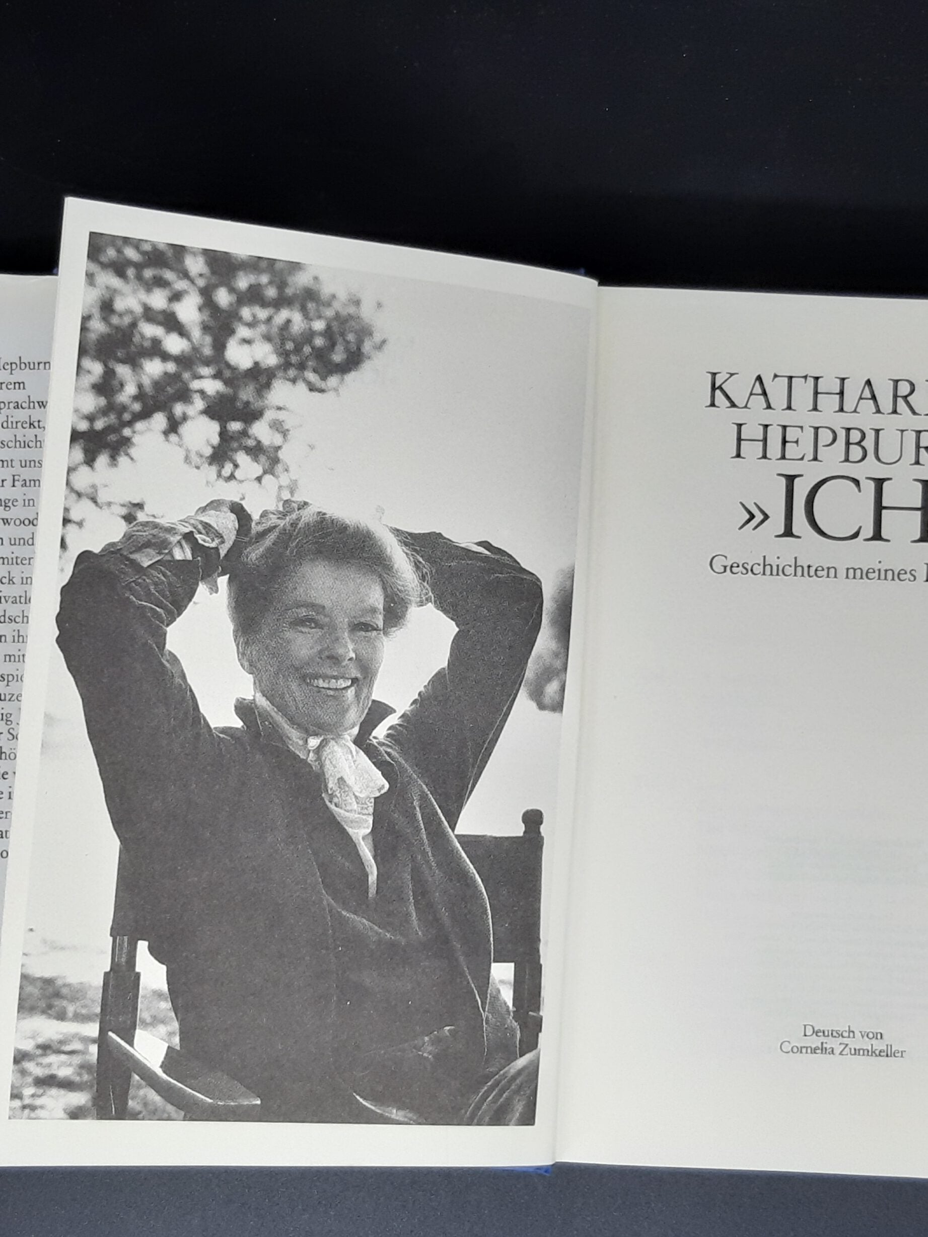 Film-Bibliothek Katharine Hepburn Autobiographie ICH Bertelsmann 1991