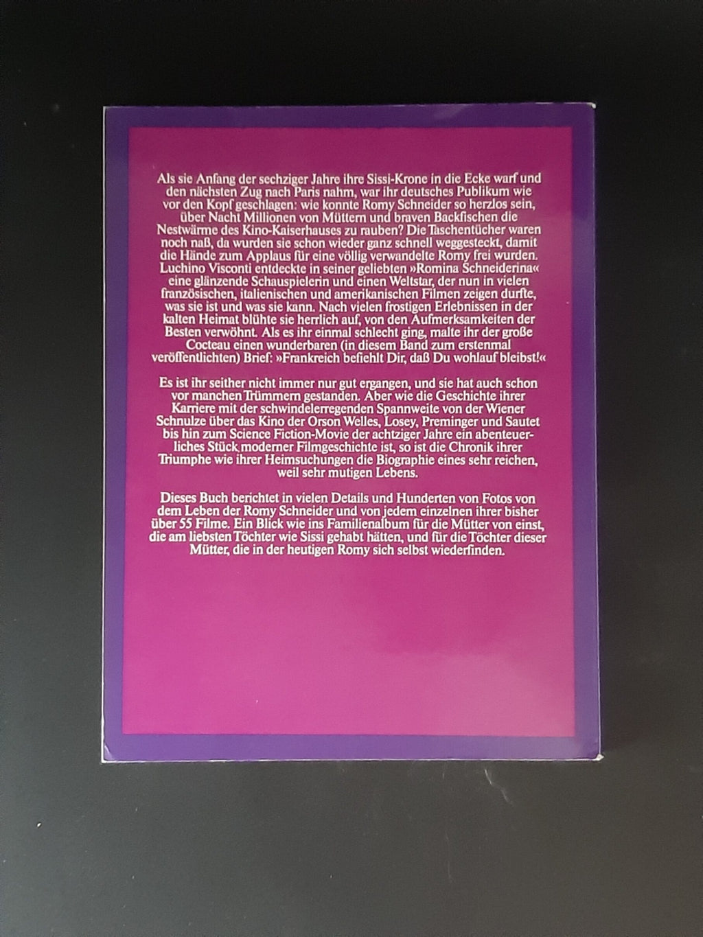 Film-Bibliothek Citadel-Filmbücher Romy Schneider und ihre Filme Bertelsmann Lizenzausgabe 1980