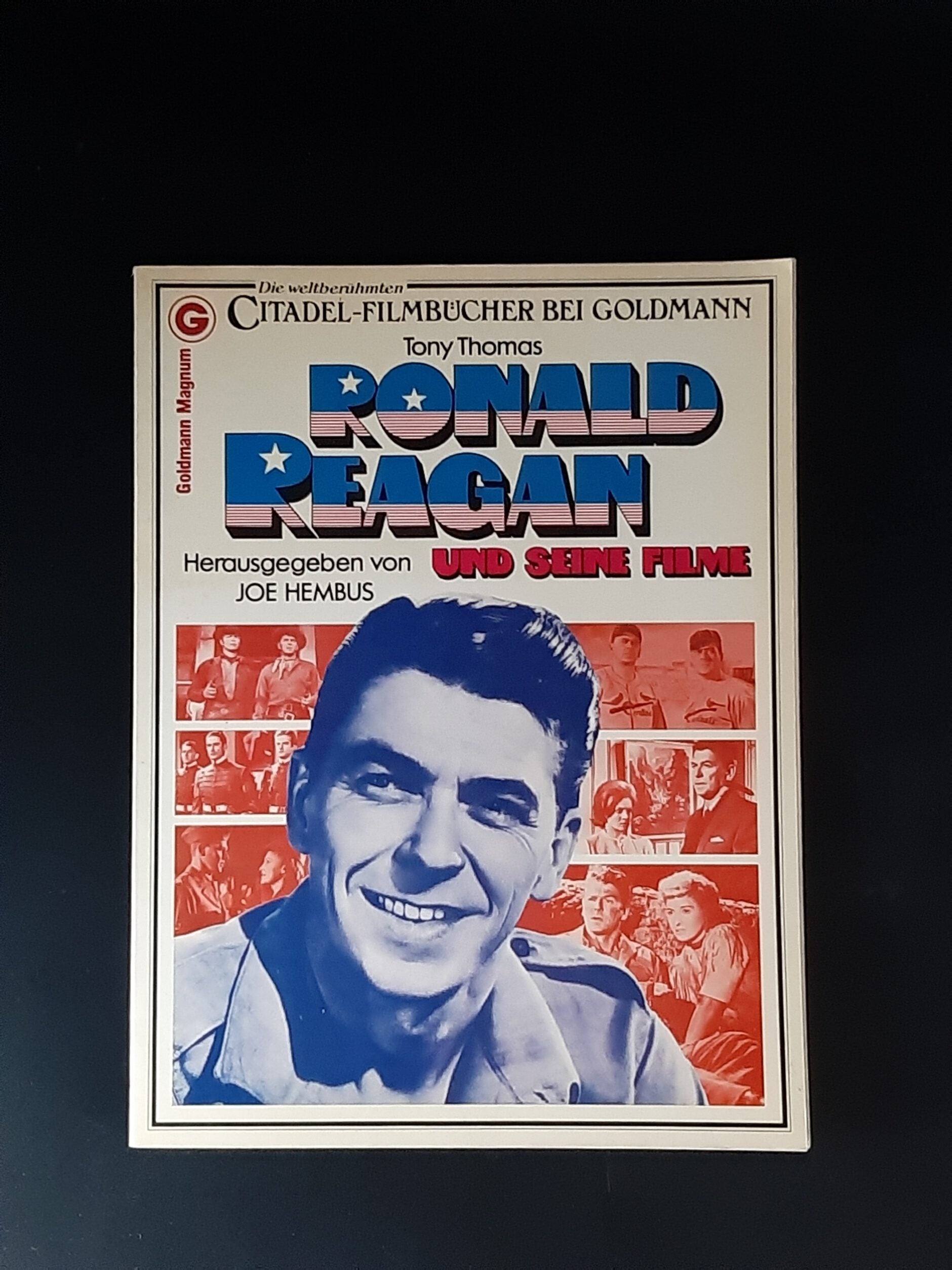 Ronald Reagan und seine Filme Goldmann 1981 Film‑Bibliothek Citadel‑Filmbücher Taschenbuch 29x21 cm gebraucht guter Zustand