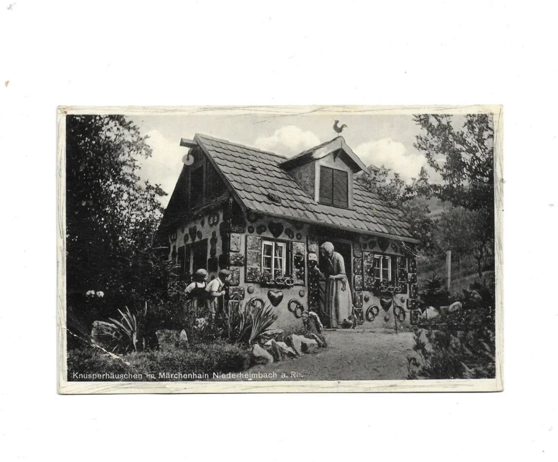 Postkarte Ansichtskarte Märchenpark Niederheimbach Hänsel und Gretel