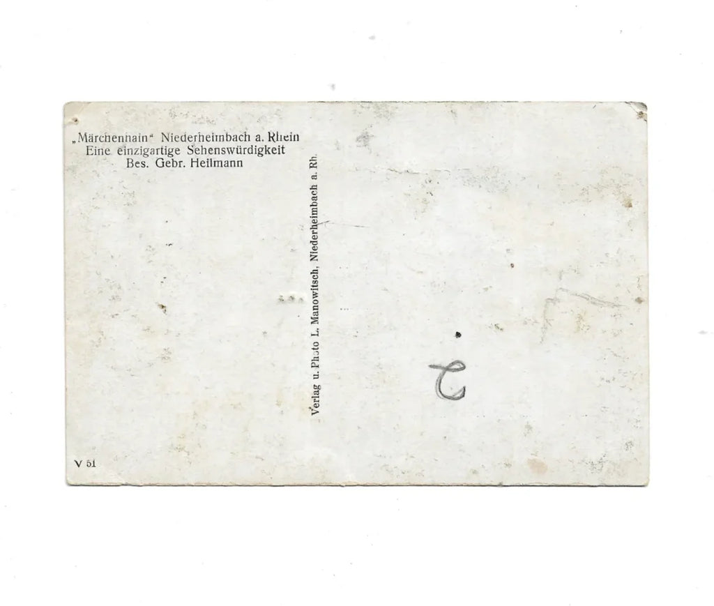 Postkarte Ansichtskarte Märchenpark Niederheimbach Die sieben Geißlein