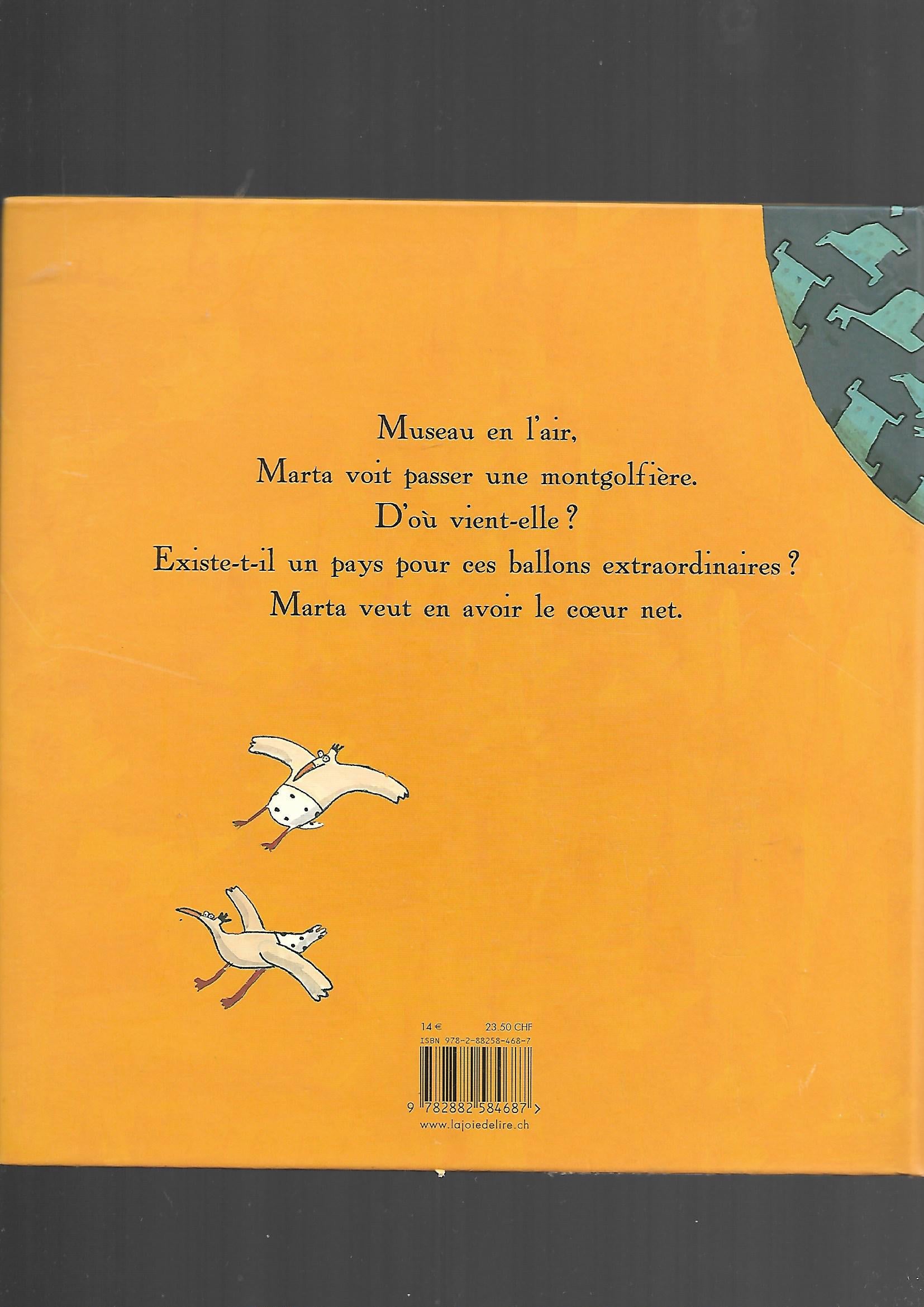 „Zullo / Albertine – Marta au pays des montgolfières, La Joie de Lire 2008, französisches Kinderbuch“