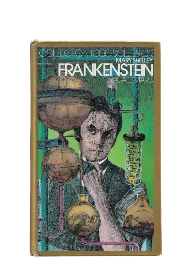 „Mary Shelley – Frankenstein, Gallimard Collection 1000 Soleils Or 1982, französisches Hardcover, guter Zustand