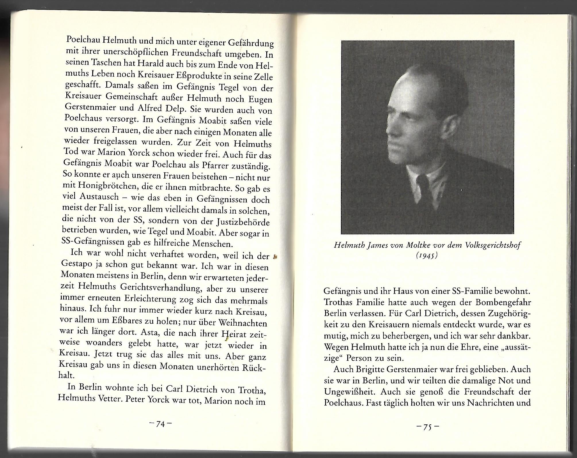 Biographie Freya von Moltke Erinnerungen an Kreisau - 1930 - 1945 - Widerstandsgruppe um Helmuth James von Moltke dtv 2001
