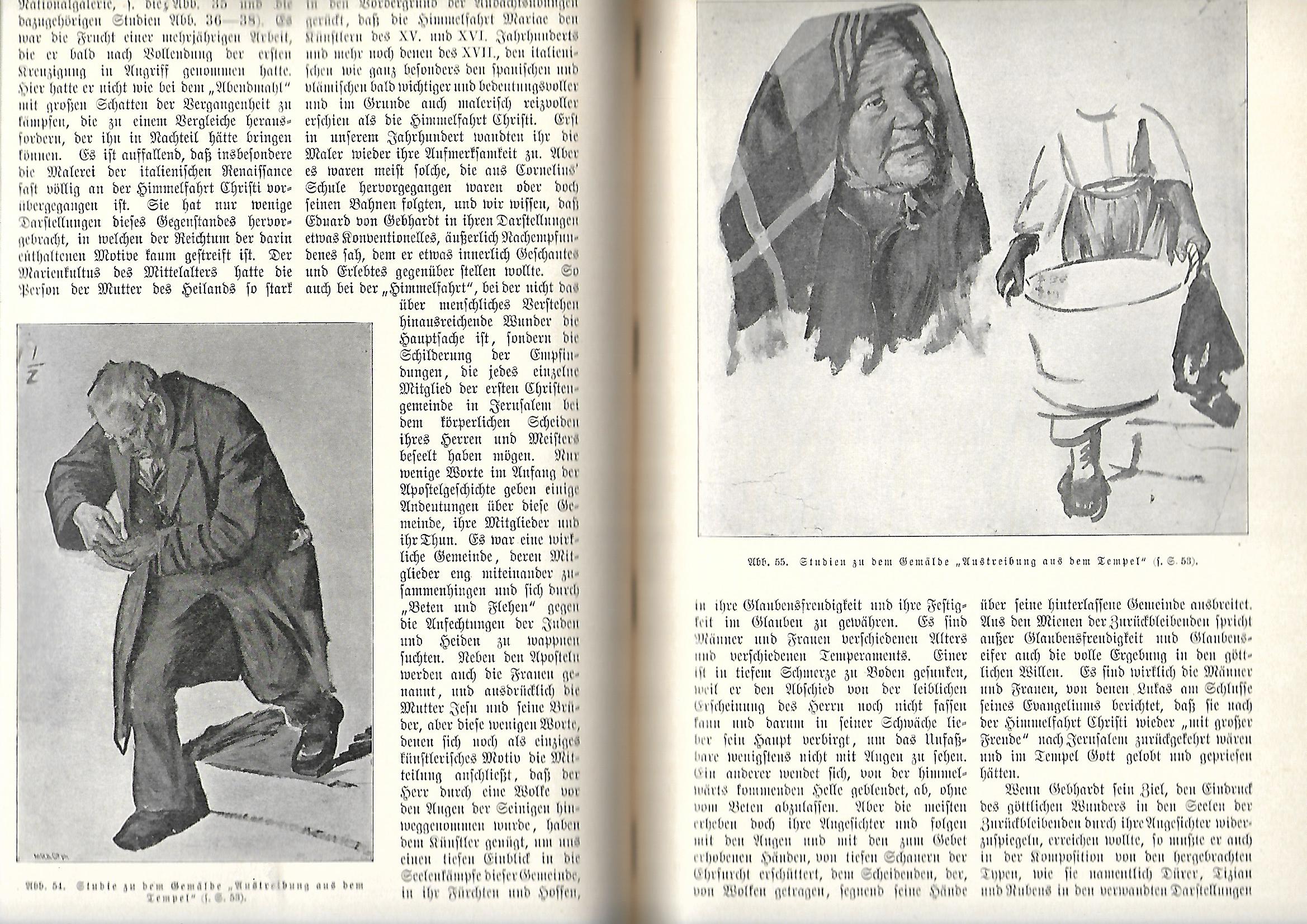Kunst Adolf Rosenberg Künstlermonographien E.v. Gebhardt Liebhaberausgabe Bd. 38 Verlag von Velhagen & Klasing 1899