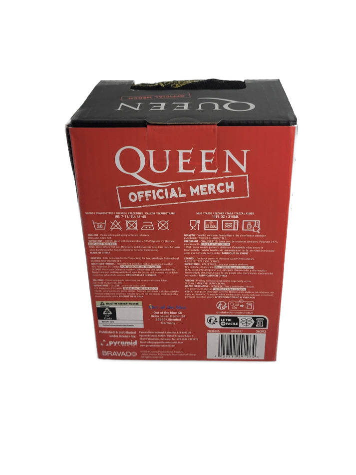 Angebot "Geschenkset 13"  Queen - Becher und Socken