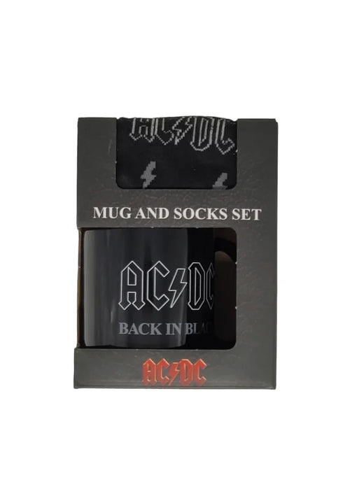 Angebot "Geschenkset 16" ACDC Black in Black - Becher und Socken