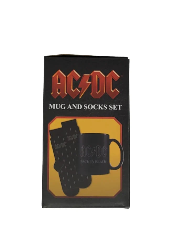 Angebot "Geschenkset 16" ACDC Black in Black - Becher und Socken