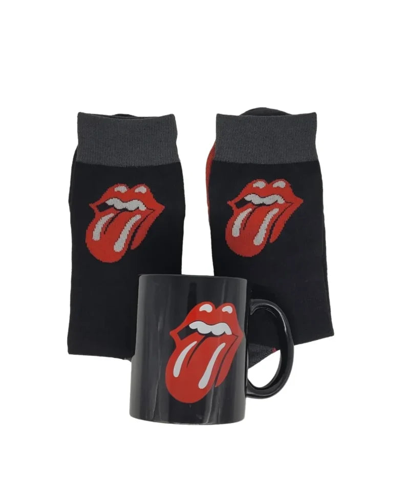 Angebot "Geschenkset 17" Rolling Stones - Becher und Socken