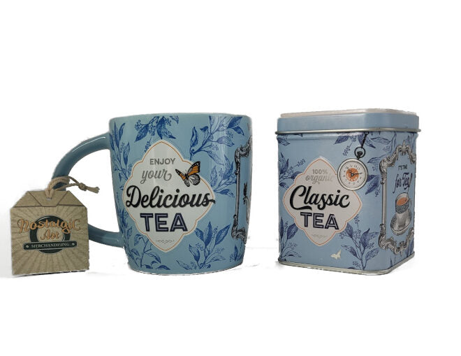 Angebot "Geschenkset 05"  Tasse & Teedose - There's always Time for a Tea (Nostalgic Art)