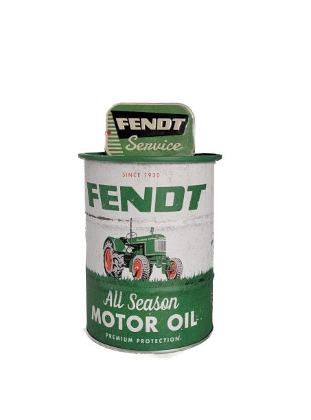 Angebot "Geschenkset 11" Spardose Ölfass + Pfefferminzpastillen Fendt (Nostalgic Art)