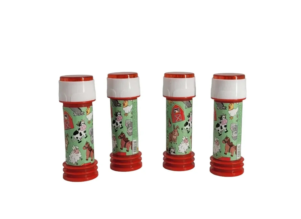 Geburtstag Mitgebsel 4 x Seifenblasen Bauernhoftiere 30 ml