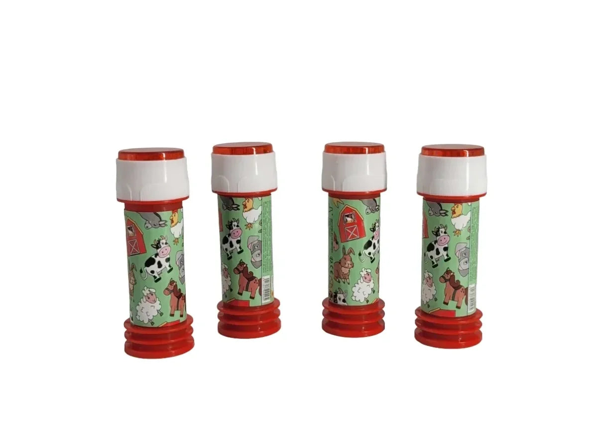 Geburtstag Mitgebsel 4 x Seifenblasen Bauernhoftiere 30 ml