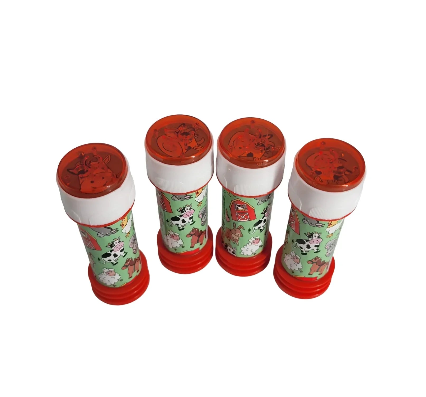 Geburtstag Mitgebsel 4 x Seifenblasen Bauernhoftiere 30 ml