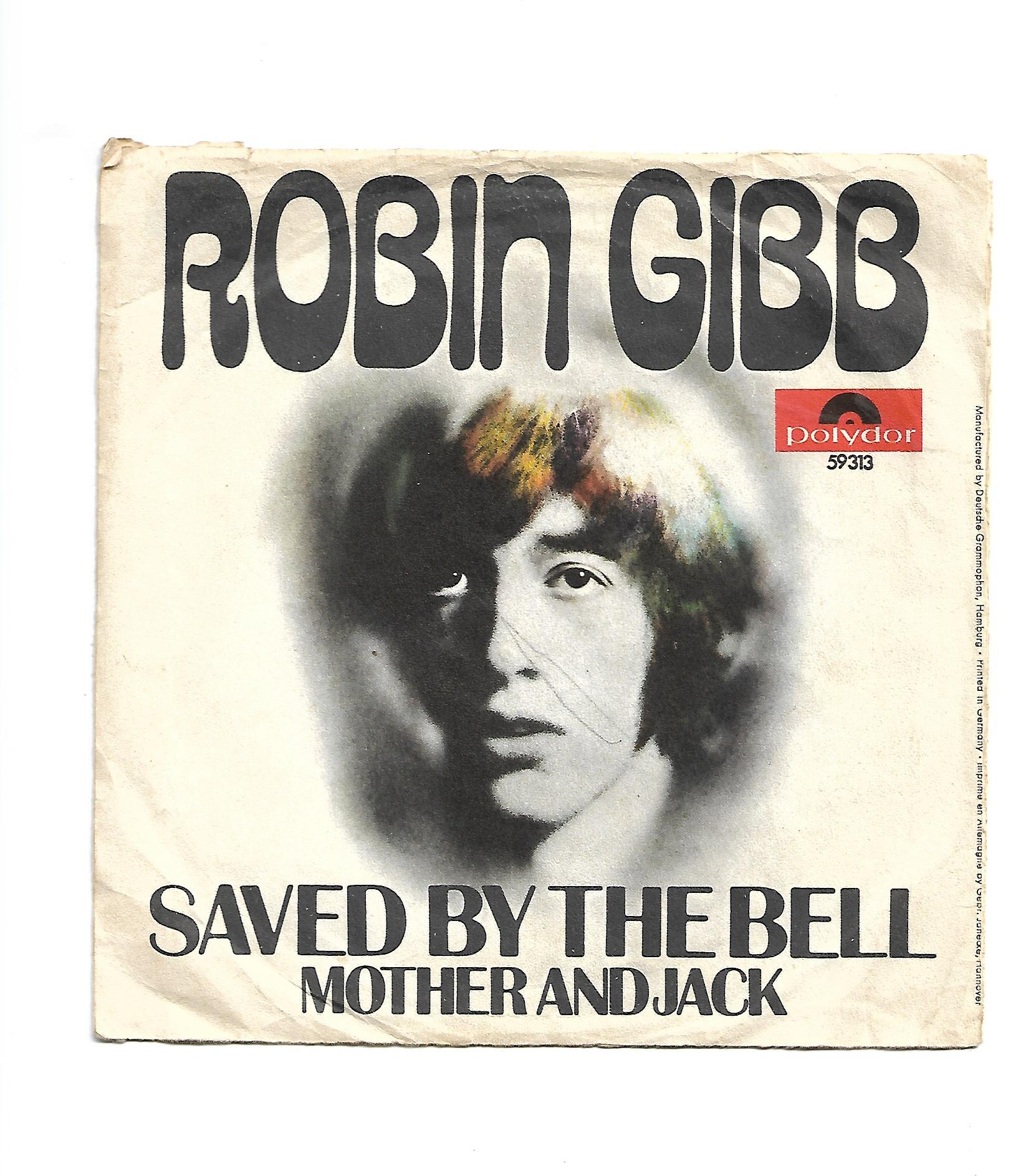 Flohmarkt Vinyl Single Robin Gibb Saved by the Bell Polydor 1969