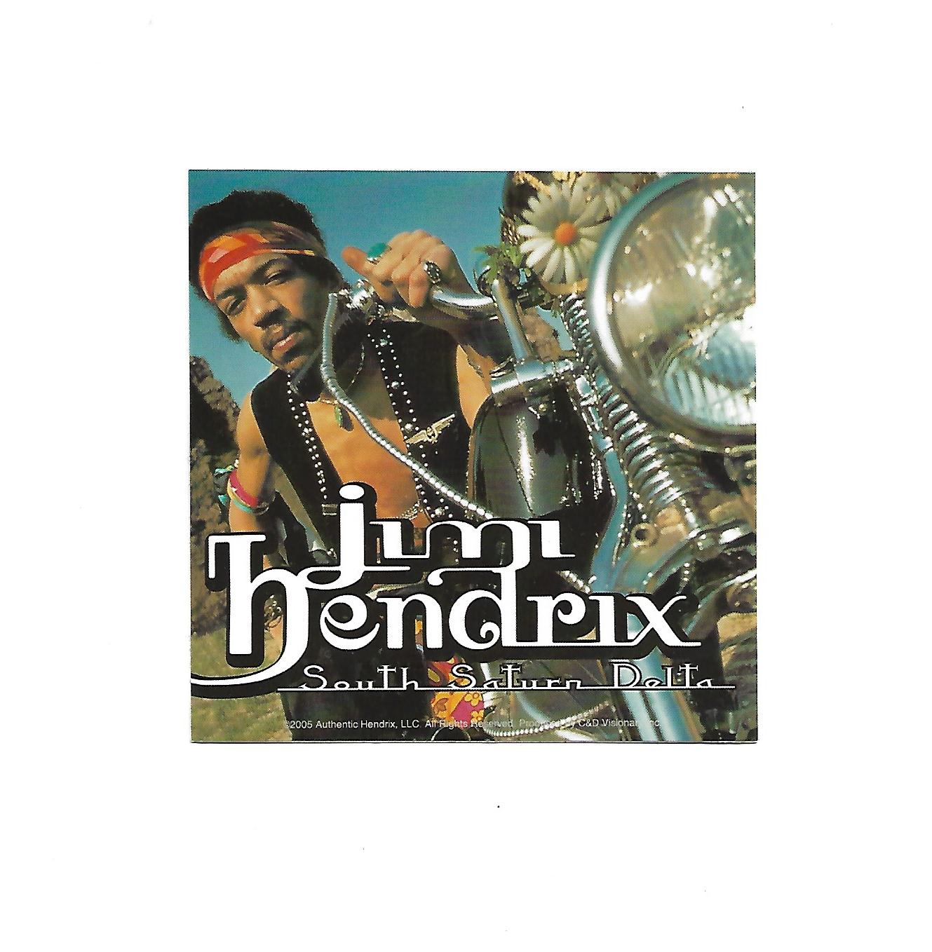 Dies & Das Aufkleber Jimi Hendrix South Saturn Delta 10 x 10 cm