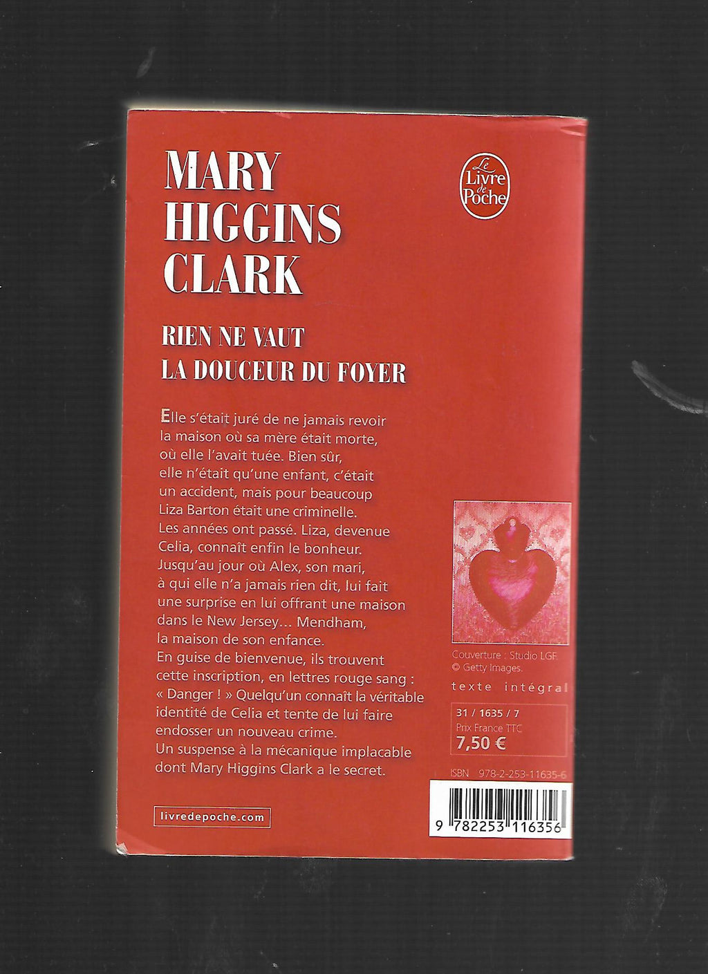 Französisch Mary Higgins Clark Rien ne vaut la Douceur du Foyer Verlag Albin Michel 2005 Livre de Poche