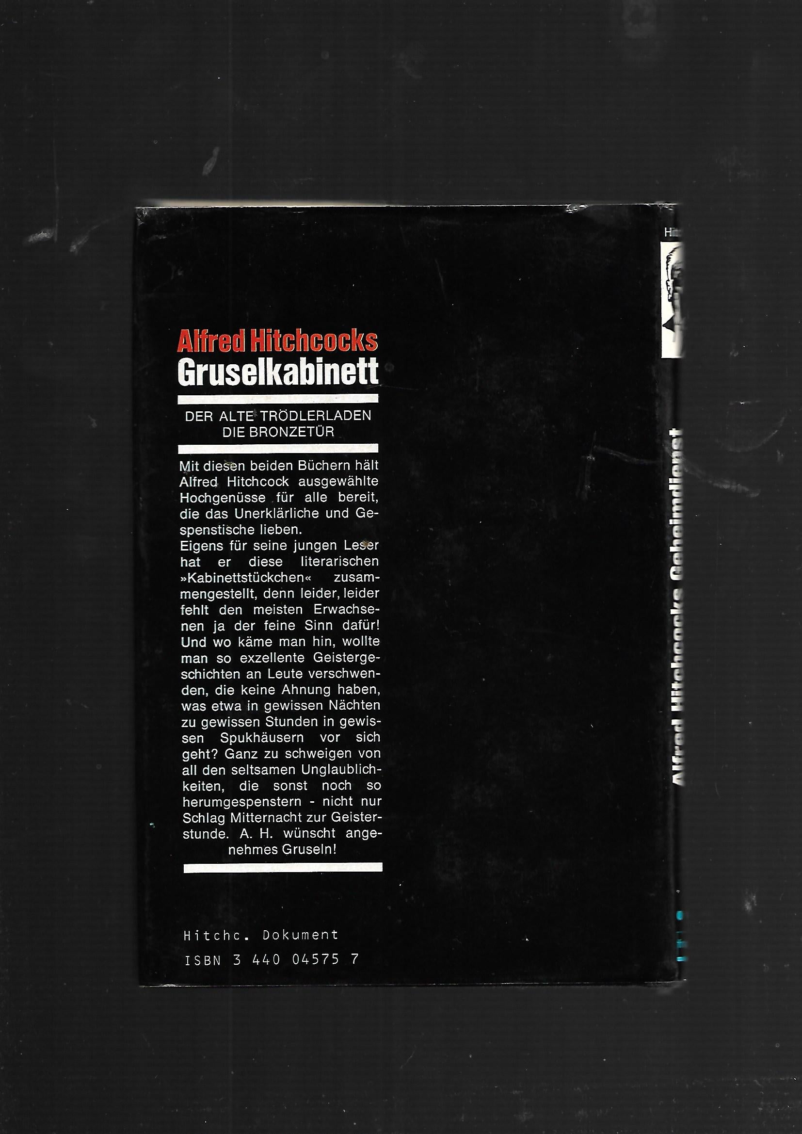 Kriminalroman Alfred Hitchcocks Geheimdienst Das verschwundene Dokument Frankh'sche Verlagshandlung Stuttgart 1977