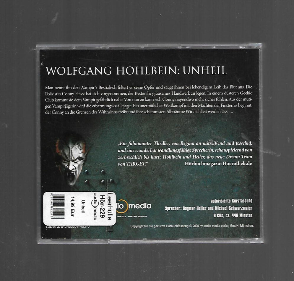 CD Hörbuch Wolfgang Hohlbein