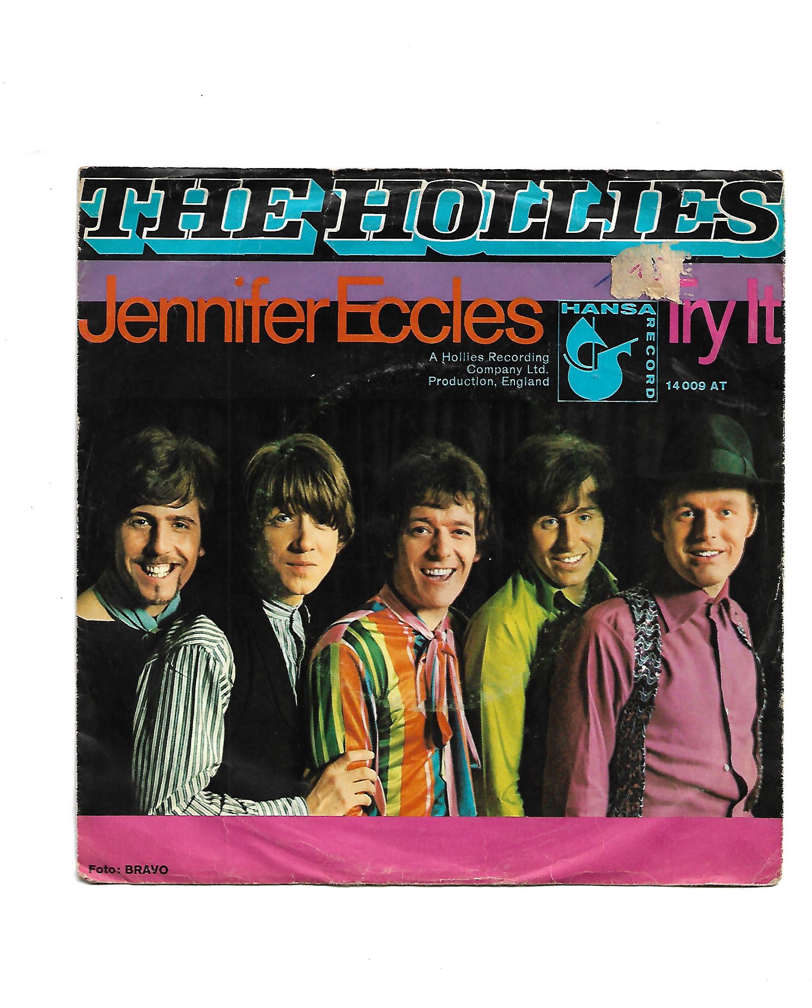 Flohmarkt Vinyl Single The Hollies Jennifer Eccles Hansa Record 1968