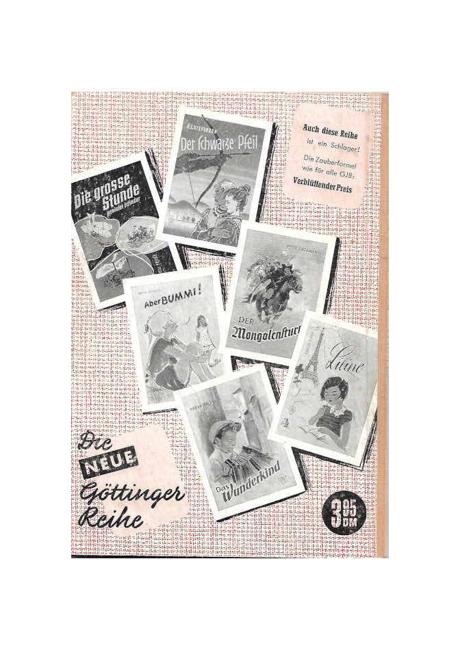 Jugendbuch GJB Hannes der Schülerlotse von Bernhard Götz ca. 1955